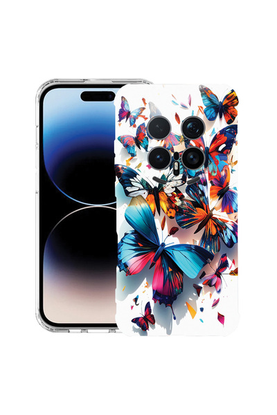 bestcase ®   Αντικραδασμική Θήκη Husa για Honor Magic 8 Pro, Πολύχρωμες Πεταλ...