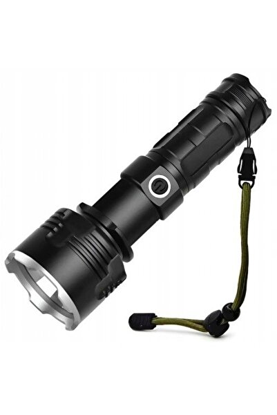 NO BRAND Lanterna reîncărcabilă LED XHP90 USB