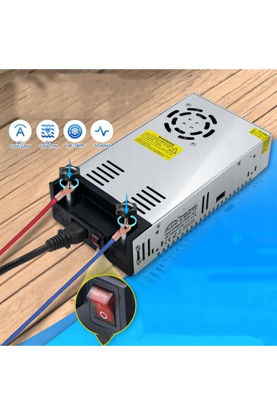 NO BRAND Sursă de alimentare impuls 12V 50A Transformator LED 600W