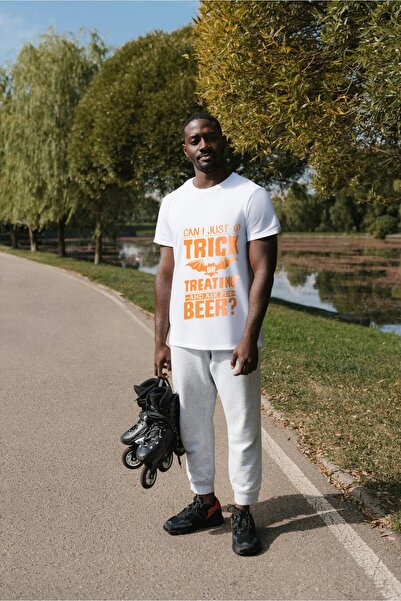 Inscriptie Tricou Unisex Bumbac Premium Casual " "Mă pot doar merge la  "tric...