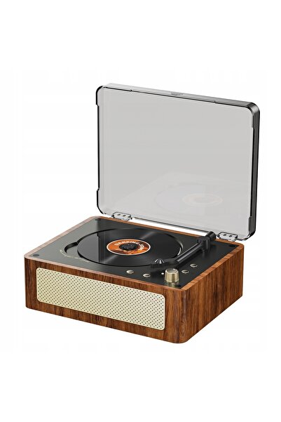 NO BRAND Player CD cu Bluetooth retro, difuzor multifuncțional, tip tavă