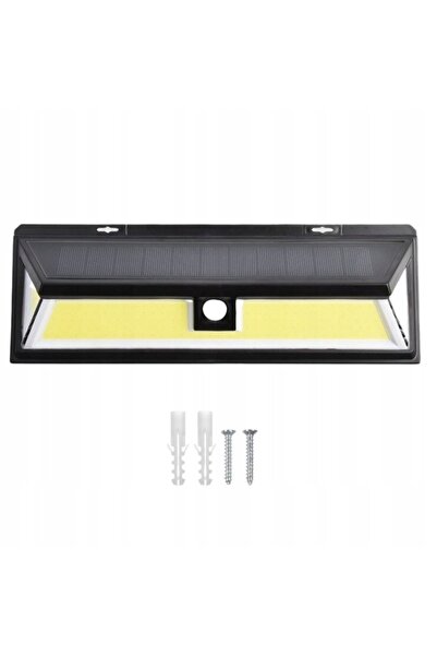 NO BRAND Lampă stradală COB de 340W alimentată solar, cu senzor de mișcare și...