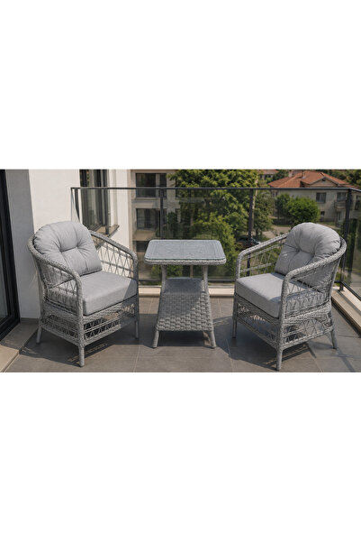 LİV CONCEPT ASYA Bahçe Ve Balkon Oturma Grubu 1+1
