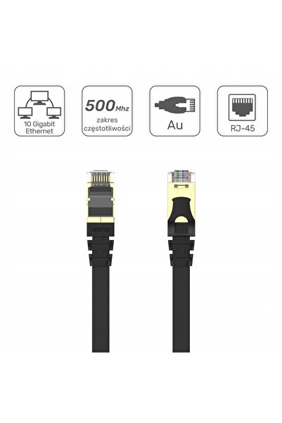 Unitek Cordon de patch RJ45/7/10-FL 10,0 m