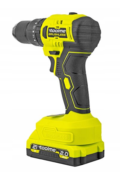 NO BRAND Toolme 20 V Mașină de înșurubat cu impact, fără fir, fără perii, 2 b...