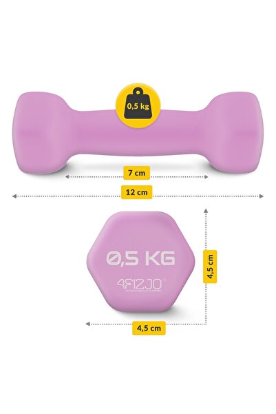 NO BRAND Set de gantere pentru exerciții, greutăți gantere, suport fitness 4F...