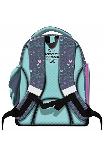 NO BRAND Rucsac școlar cu multiple compartimente Bambino A4 Mare Racoon