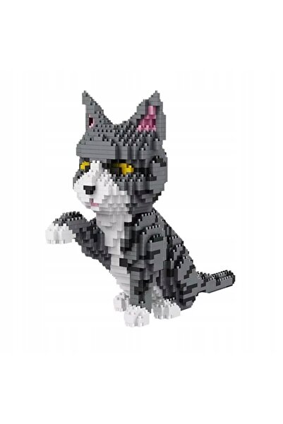 NO BRAND Piese de construcție de colecție - Pisică Tabby |   Jucărie pentru e...