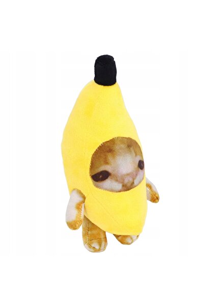 NO BRAND Jucărie de pluș pisică-banană, universală, amuzantă, antistres
