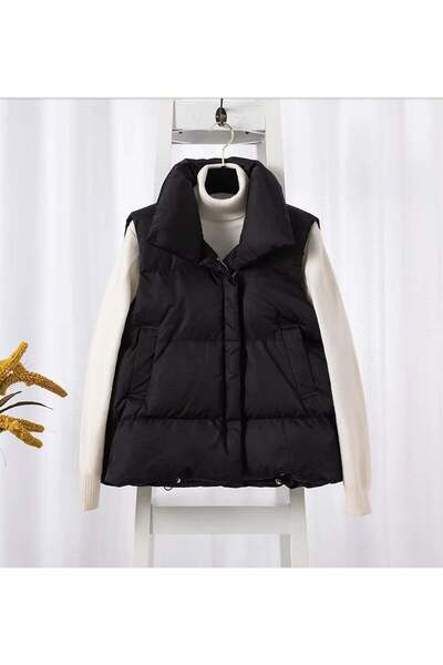 smartjest H11.Women's Korean Style Inflatable Zipper Vest