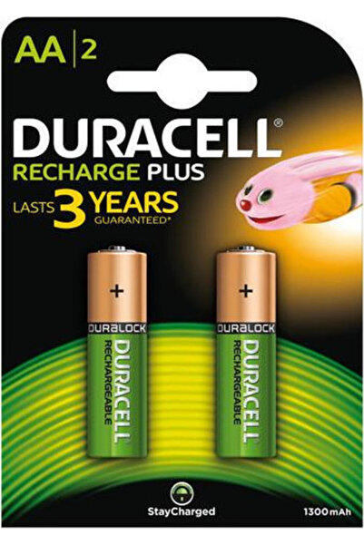Duracell Επαναφορτιζόμενες Μπαταρίες Plus AA 1300mAh 2 τεμάχια
