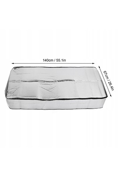 NO BRAND Husa de izolare termică pentru trapă de acoperiș, din aluminiu