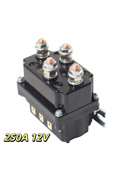 NO BRAND Releu impermeabil pentru troliu, Releu auto 250A 12V