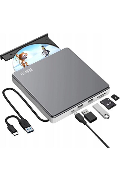 NO BRAND Unitate DVD externă USB-C 3.0 CT10 Recorder Bunud