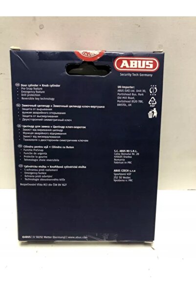 NO BRAND Set de inserții Abus D10+KD10NP 40/55 + 40g/55 nichel, cl 5.2, 5 chei