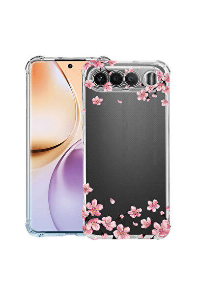 bestcase ®   Противоударен калъф Husa за Realme 16, Пастелни цветове - цветя,...