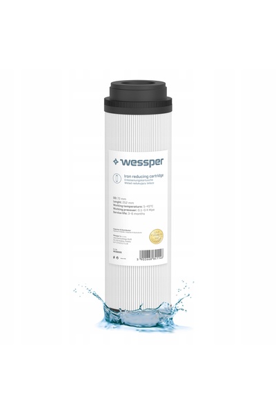 NO BRAND Prefiltru Wessper pentru desferirarea apei, cartuș de 10 inch, elimi...