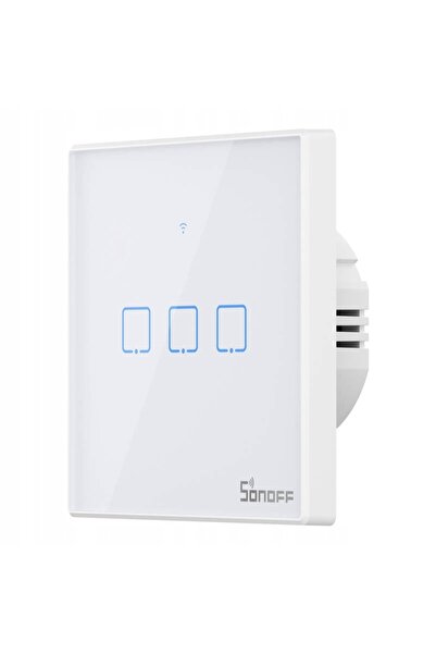 NO BRAND Sonoff T2Eu3C-Tx Controler de lumină cu comutator tactil Wifi Rf 433...