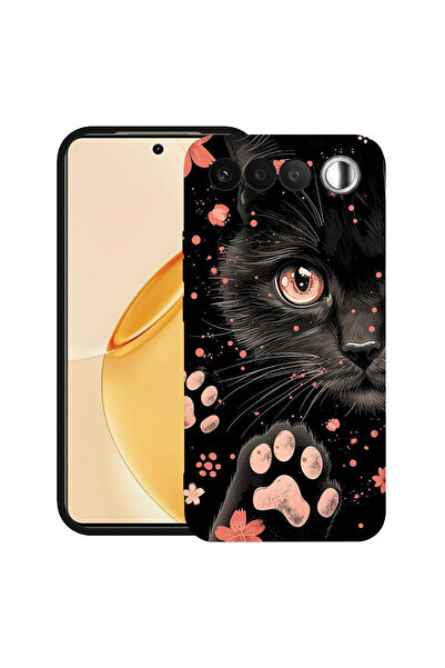 bestcase ®   Калъф Husa TPU Ултра тънък за Realme 16, Черна котка, 3156801 B ...