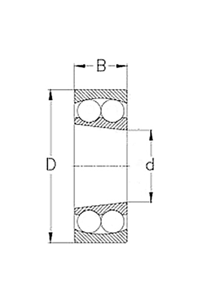 NO BRAND 1211 k 55x100x21 rulment flotant