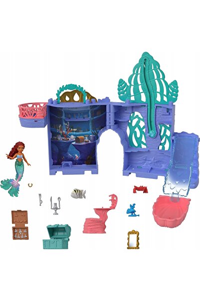 NO BRAND Figurină Ariel Castel Subacvatic Disney, Păpușă Ariel + Accesorii de...
