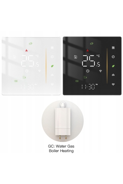 NO BRAND Termostat LED Wi-Fi Tuya pentru centrală termică pe gaz pentru încăl...