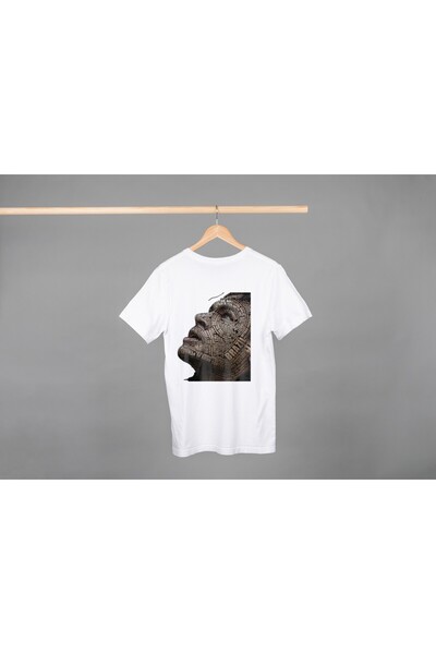 Noname Tricou Unisex Bumbac Premium Casual " Brazil face " Inscriptie