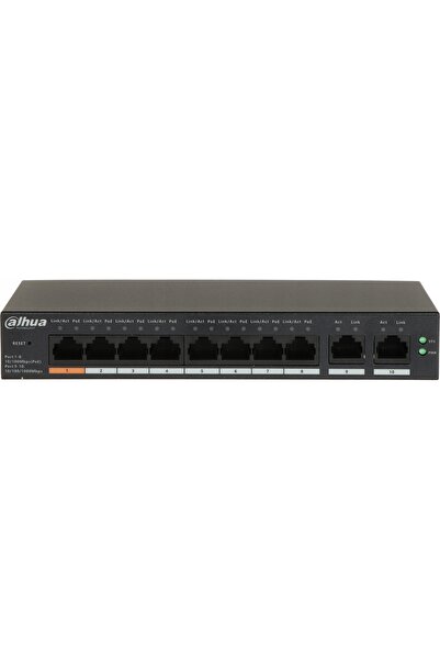 NO BRAND Switch PoE cs4010-8et-60 8 porturi Dahua 60W Hi-PoE