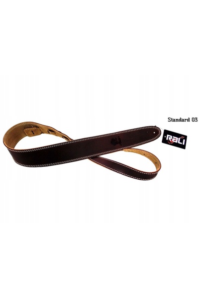 NO BRAND Rali Standard 03 Curea de chitară din piele maro lată pentru chitară...