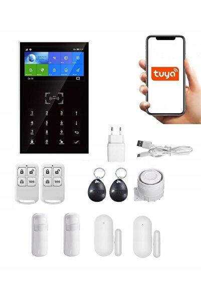 OnShoping Alarmă wireless LCD 4.3 " GSM WiFi Tuya Smart în Polonia 2+2 PIR