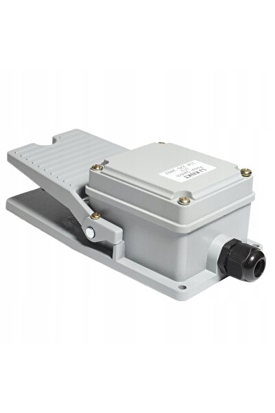 NO BRAND Comutator pedală de picior electric, metalic, cu buton, 15A