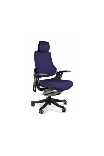 Unique Wau BL412 Scaun de birou ergonomic Albastru marin/Negru