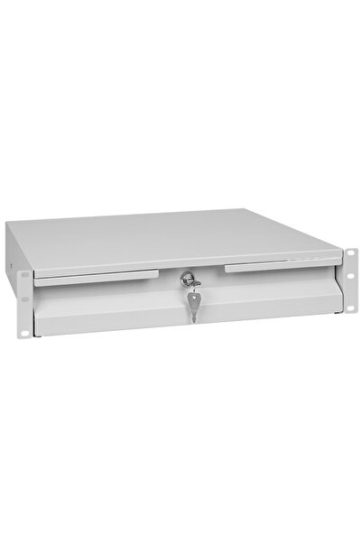 Stalflex Sertar rack de 19 " 2U 320 mm pentru dulap rack, gri