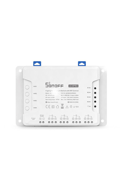 Sonoff Comutator inteligent cu releu 4 canale Pro R3 Wifi + RF, 4 căi