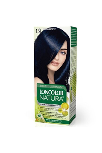 Loncolor Natura Vopsea pentru Par, Loncolor Natura, 1/9 Negru Albastru