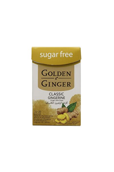 SUGARFREE أقراص الزنجبيل جولدن جنجر الكلاسيكية الخالية من السكر 45 جم