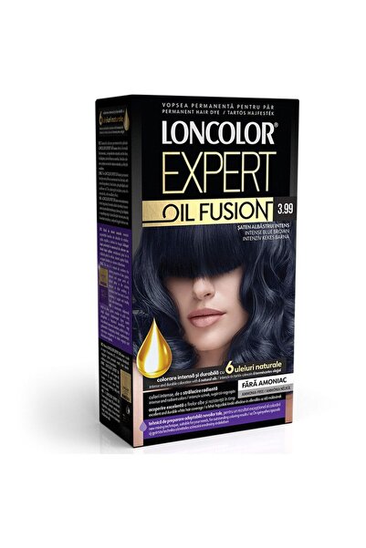 Loncolor Expert Hair Dye, Oil Fusion, 3.99 Intense Satin Blue