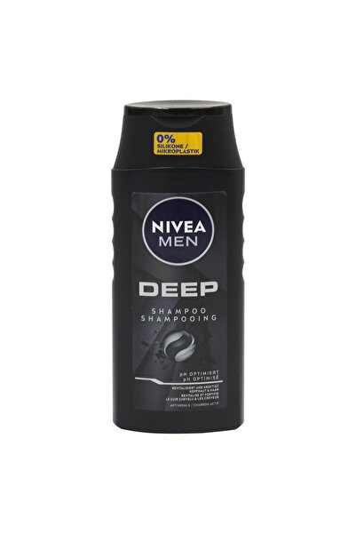 NIVEA Σαμπουάν, Nivea, 250 ml Men Deep Carbon Active