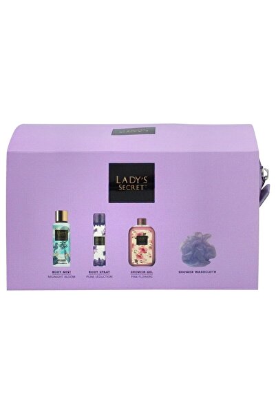 Lady's Secret Borseta Cadou, Gel de Dus 250, Bodymist250, Bs75 Midnight Bloom