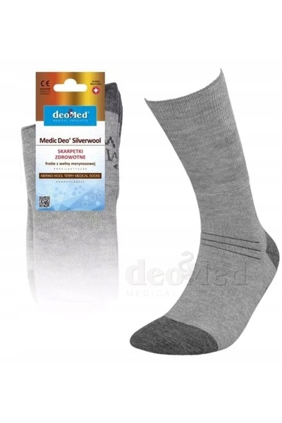 NO BRAND Jjw Medic Deo Silverwool Șosete de sănătate |   Merino |   Pentru di...