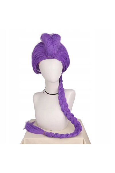 NO BRAND Perucă Costum Deghizare Kpop Vânătorii de Demoni Coadă de cal Împlet...