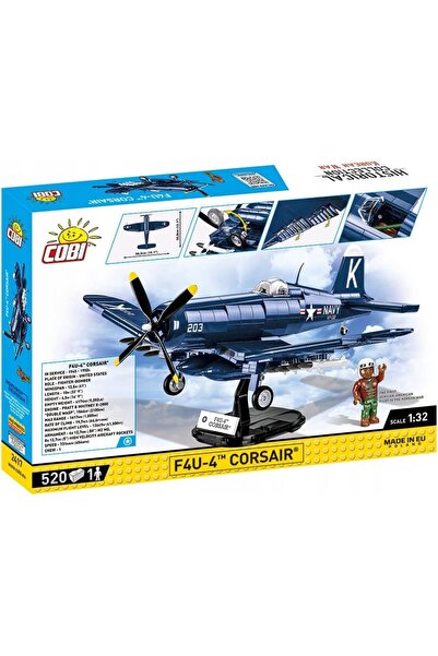 NO BRAND F4u-4 Corsair avion militar blocuri de construcție 520 piese