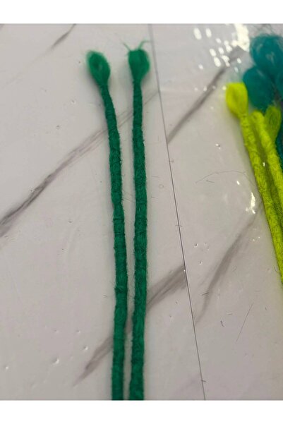 YASEMİN KAPLAN Removable Rasta Hair Accessory Set with Color Options