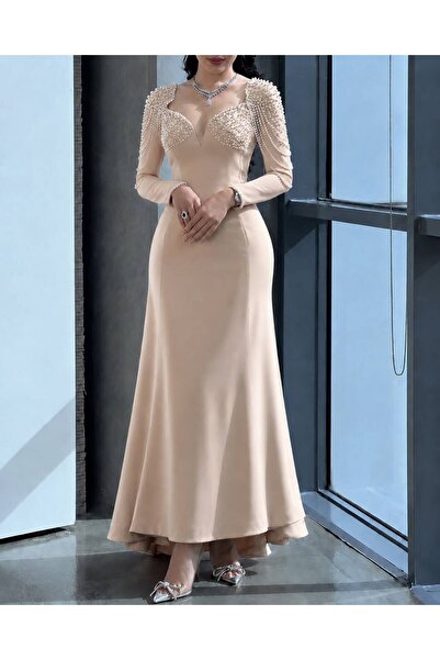 Reem bridal فستان "أناقة اللؤلؤ" (Pearl Elegance Dress) أو: فستان السهرة العا...