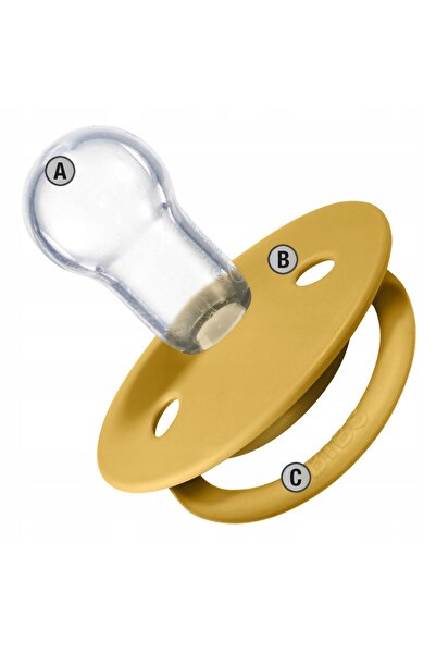 NO BRAND Smoczek Bibs De Lux Set Rotund 2 Bucăți Silicon 0-36 luni Albină & O...