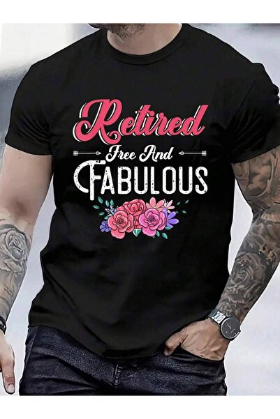 799 100% Cotton Retired Free And Fabulous T-Shirt Men's Women's Vintage Summe...