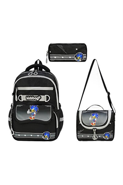 Dadacuq حقيبة مدرسية متعددة الأقسام من 'KIDS BAGS' مع حقيبة غداء وحافظة أقلام...