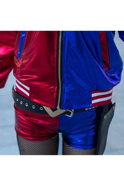NO BRAND Costum Harley Quinn Perucă Cosplay Halloween L XL 170-176 cm