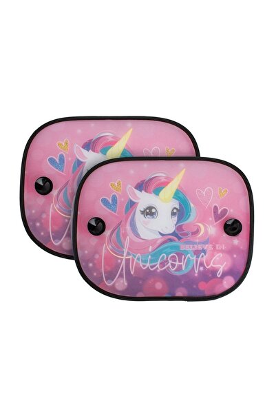 OEM Set 2 Parasolare Auto Laterale, Unicorn, 44 × 36 cm, cu Ventuze