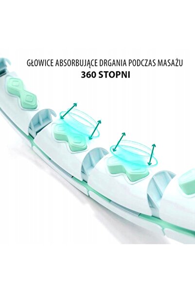 HMS Hula Hoop Verde cu Inel de Numărare pentru Exerciții, Solid și Rezistent